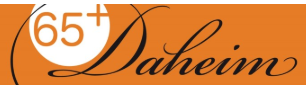 65+Daheim Seniorenbetreuung zuhause Logo