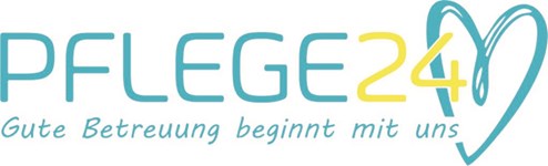 Pflege24 mit Herz Logo