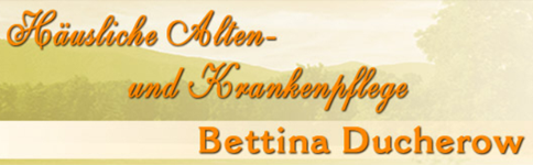 Häusliche Alten- und Krankenpflege Bettina Ducherow Logo