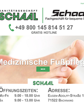 Backnang, Sanitätsgeschäft Schaal GmbH