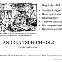 Berlin, Fa. Andrea Tschichholz