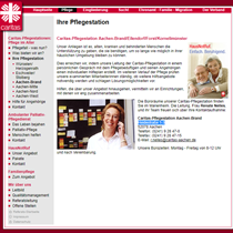 Aachen, Caritas - Pflegestation Brand