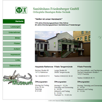 Rathenow, Sanitätshaus Friedenberger GmbH