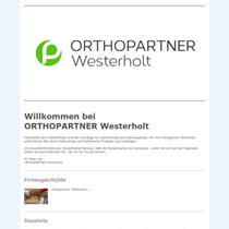 Löhne, Orthopartner Westerholt GmbH Löhne