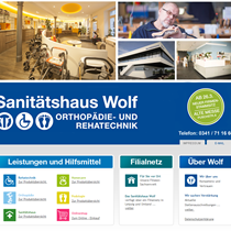 Leipzig, Orthopädie- und Reha-Technik Wolf GmbH & Co. KG - Puschstraße Leipzig