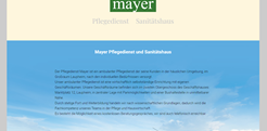 Mayer Pflegedienst e.K. und Sanitätshaus